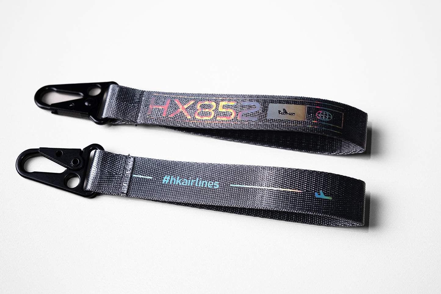 Webbing Key Chain - Sliver Grey 鍛面飛行掛帶 - 銀灰色