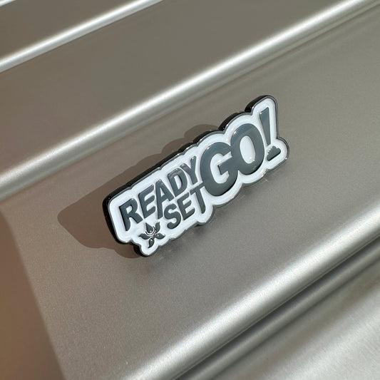 <tc>琺瑯別針 - Ready Set Go (準備,預備,出發)</tc>