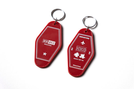 HKA Key Chain - Red  香港航空鑰匙圈 - 红色