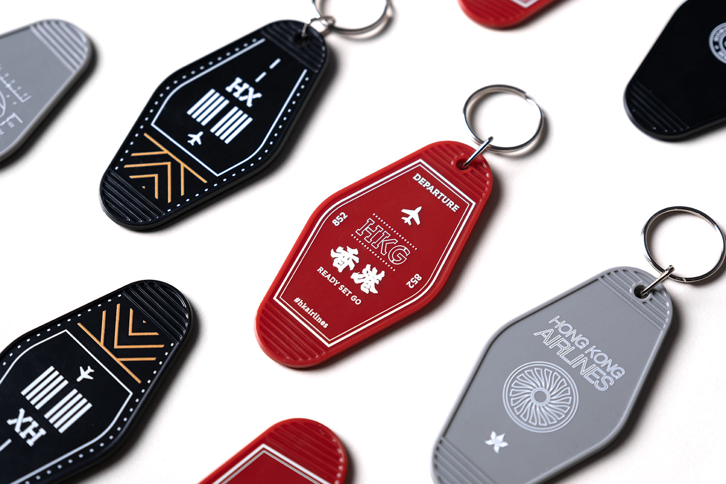 HKA Key Chain - Red  香港航空鑰匙圈 - 红色
