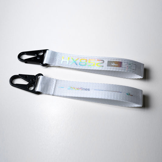 Webbing Key Chain - White  鍛面飛行掛帶 - 白色