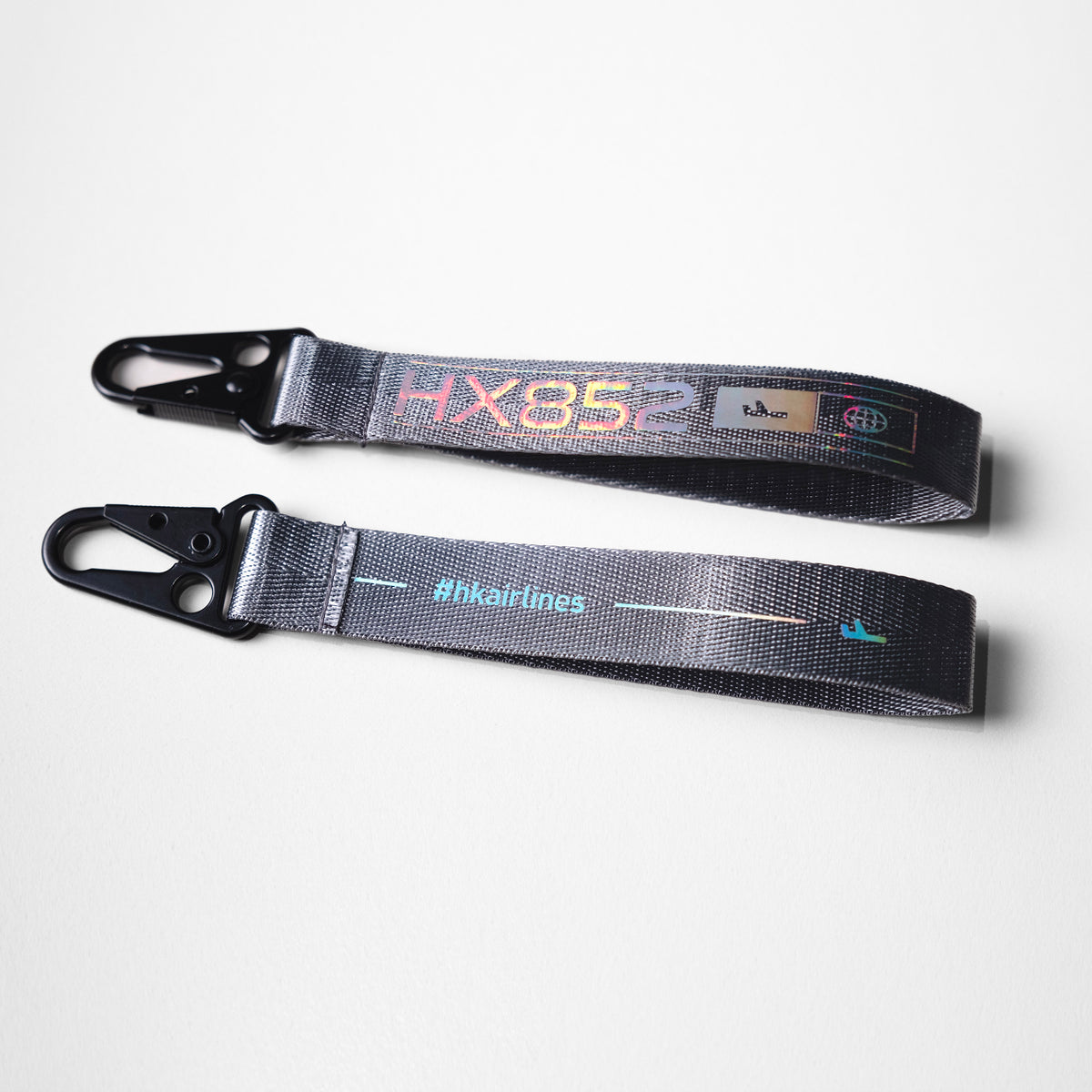 Webbing Key Chain - Sliver Grey 鍛面飛行掛帶 - 銀灰色 – Hong Kong Airlines ...