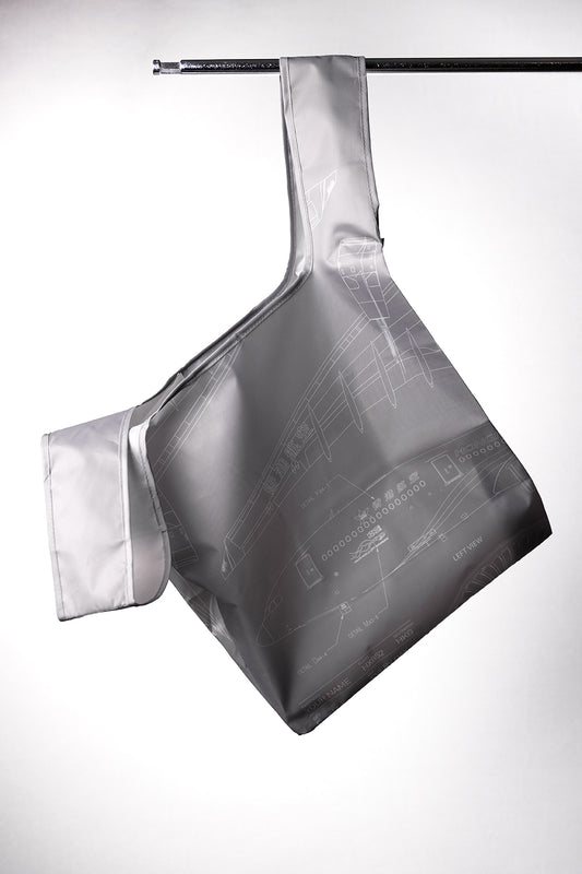 Reusable Shopping Bag - Grey  環保購物袋 - 灰色
