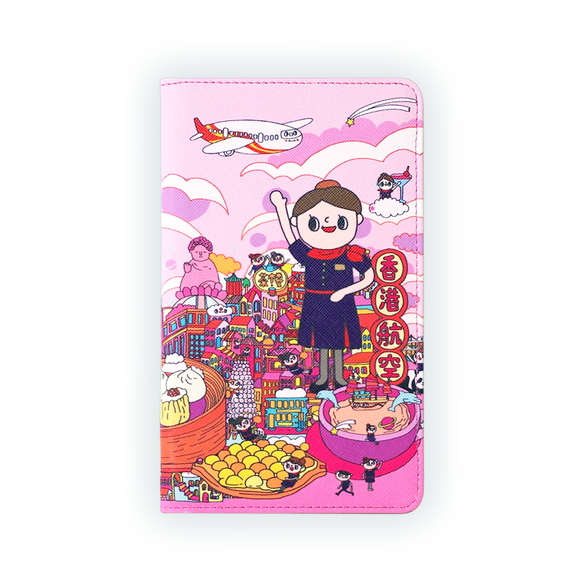 Illustrator Jane Lee x Hong Kong Airlines Passport Holder