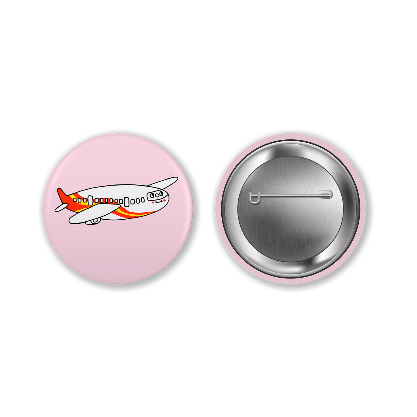 Illustrator Jane Lee x Hong Kong Airlines Button Pin Set